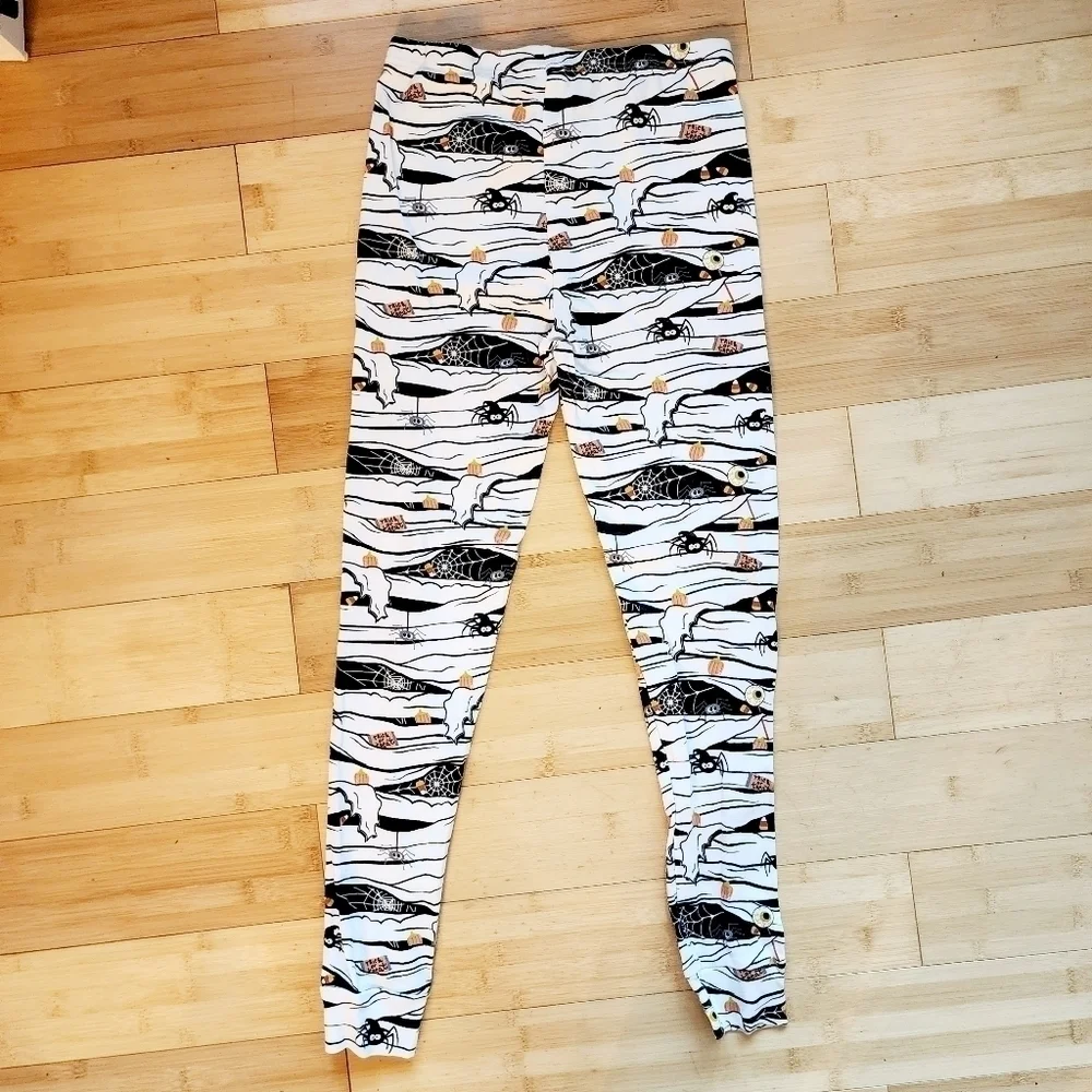 Children's Place Kid's Glow In The Dark 2 Piece Pajama Set Halloween Mummy EUC